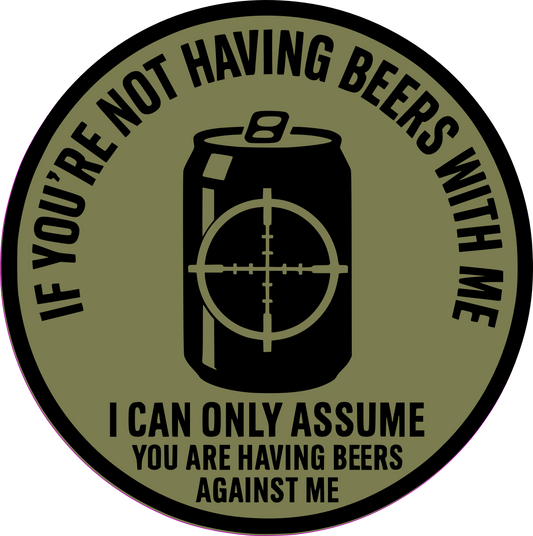 Beers Against Me Sticker